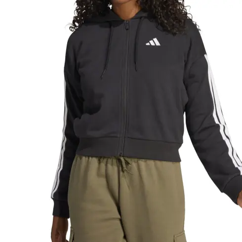 Adidas 阿迪达斯三条纹拉链连帽外套