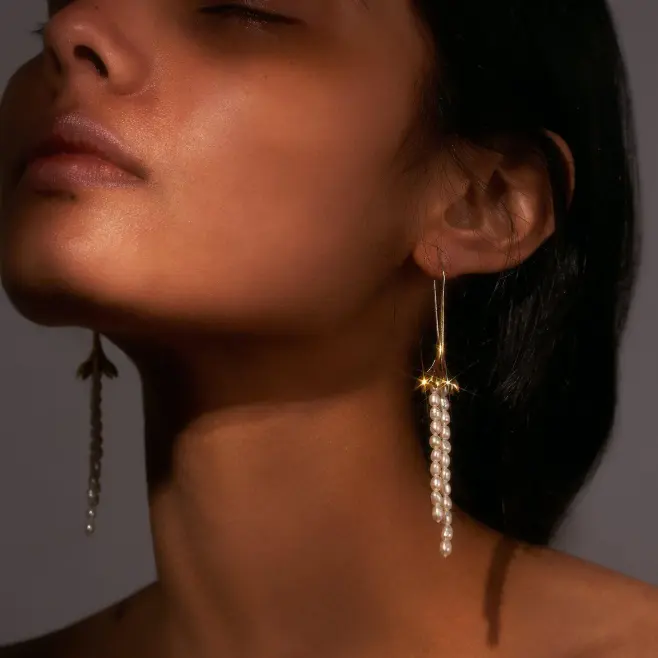 Pamela Love 海葵珍珠耳环