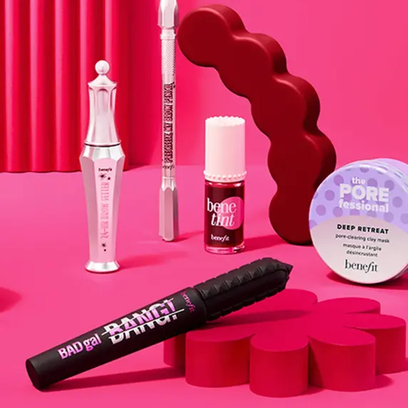 Benefit Cosmetics UK：美妆大促！入睫毛膏、粉底液等