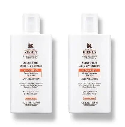 Kiehl's 水感防晒隔离乳 SPF50+ PA++++（125ml 双支装）