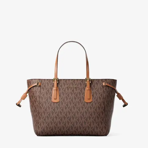 Michael Kors voyager 小号老花托特包
