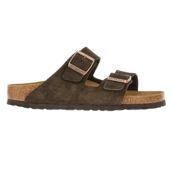 Birkenstock 勃肯 Arizona 麂皮凉拖
