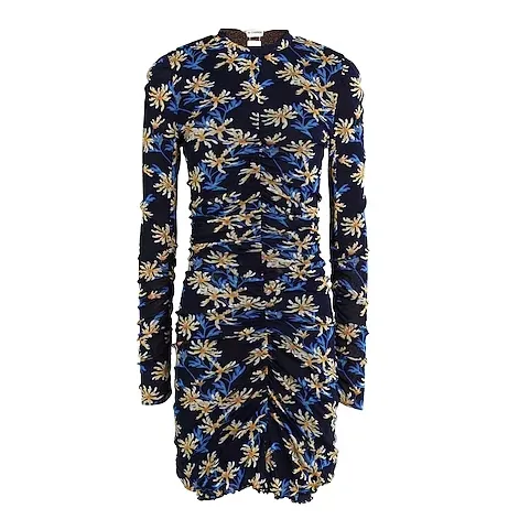DVF 花卉印花裹身连衣裙