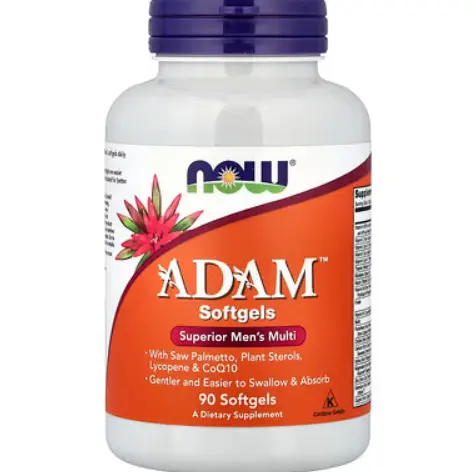NOW Foods ADAM™高级男性多营养素90 粒软胶囊
