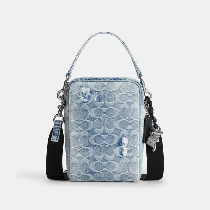 Coach 蔻驰 tristan 14 丹宁斜挎包