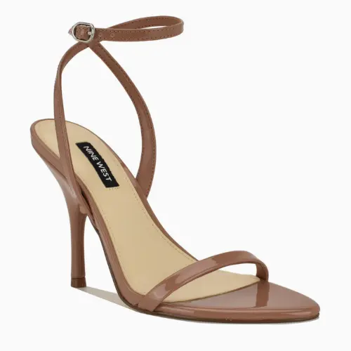 Nine West 玖熙 Villlo 一字带高跟凉鞋