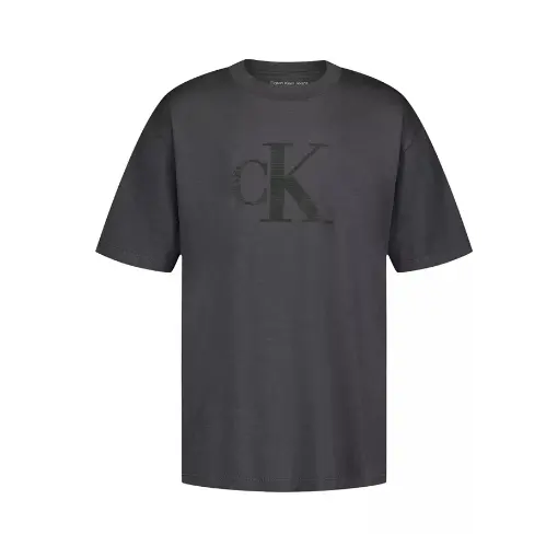 码全！Calvin Klein 大童款字母徽标T恤