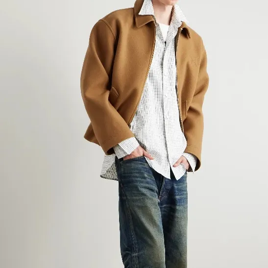 CELINE 灰色格纹衬衫
