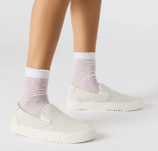 Steve Madden MURPHY 女士白色麂皮休闲鞋