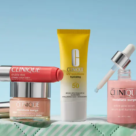 Clinique US：夏日护肤热卖 订单满$75送6件套