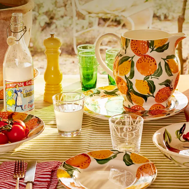 Emma Bridgewater：橙柠系列全新上线！手工彩绘・英式陶器・度假感满满