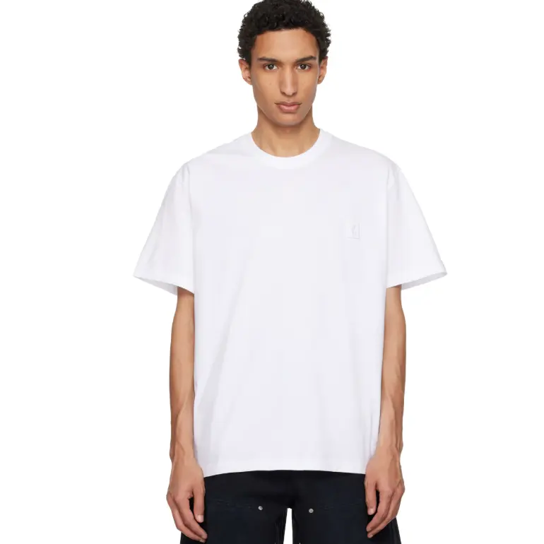 中站含税！WOOYOUNGMI 白色 Cotton Back Logo T 恤