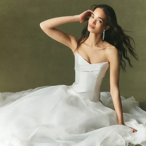 Anthropologie US：婚礼季婚纱配饰热卖