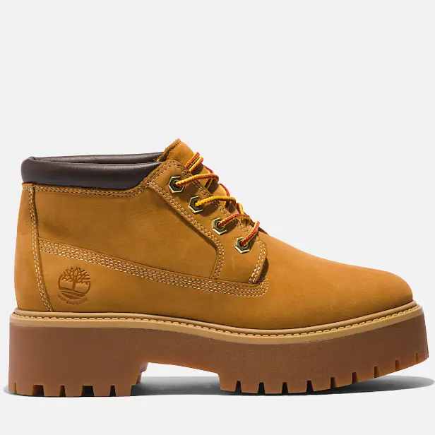 Timberland 添柏岚女士中筒防水大黄靴