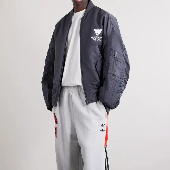 库存浅！ADIDAS ORIGINALS 阿迪达斯 x Willy Chavarria 徽标飞行员夹克外套