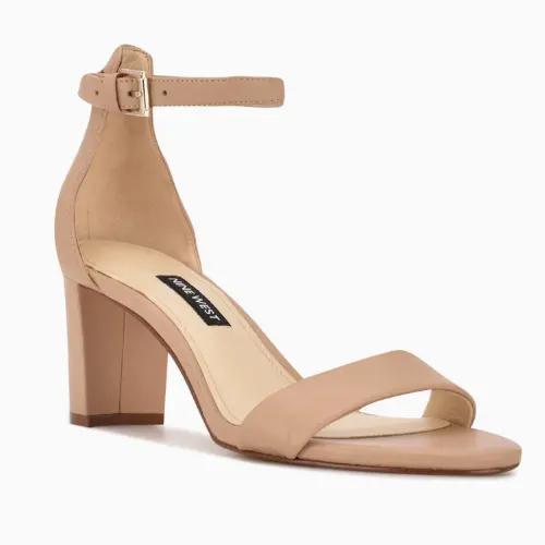 满享7折！Nine West 玖熙 Pruce 一字带高跟凉鞋