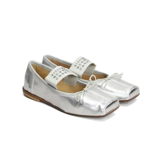 MM6 Maison Margiela 马吉拉儿童款数字图案平底鞋