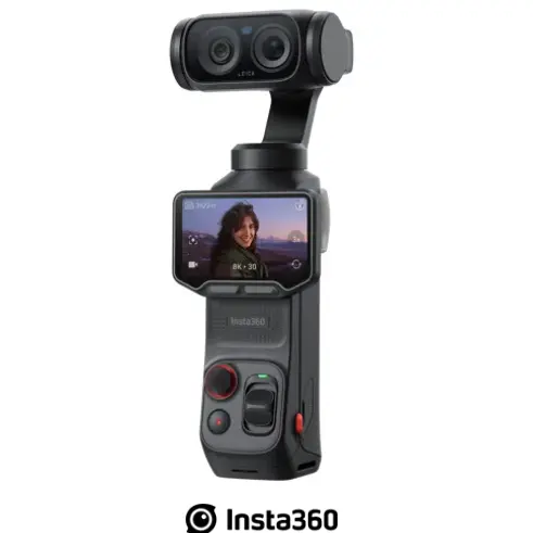 上新！Insta360 Luna Ultra 8K 双镜头云台相机标准套装，宇宙黑