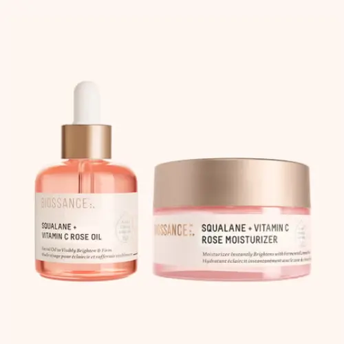 Biossance 提亮保湿玫瑰套装