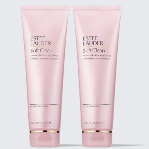 霸哥价！Estee Lauder 雅诗兰黛柔洁洁面双效套装（价值$58）