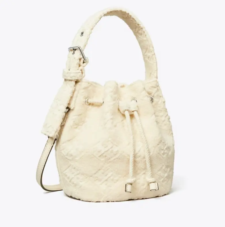 Tory Burch 汤丽柏琦 mini 老花水桶包