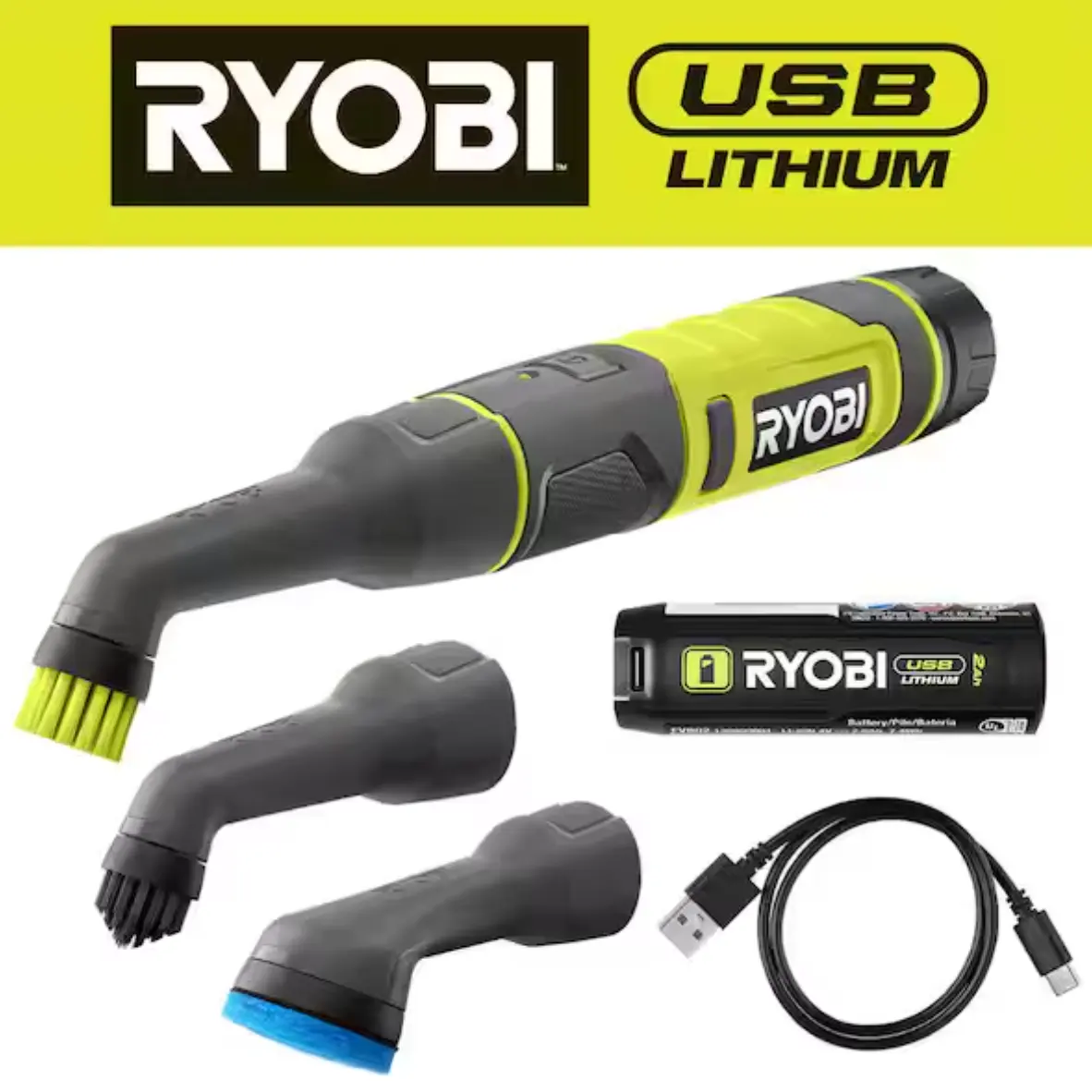 RYOBI细节清洁刷套装