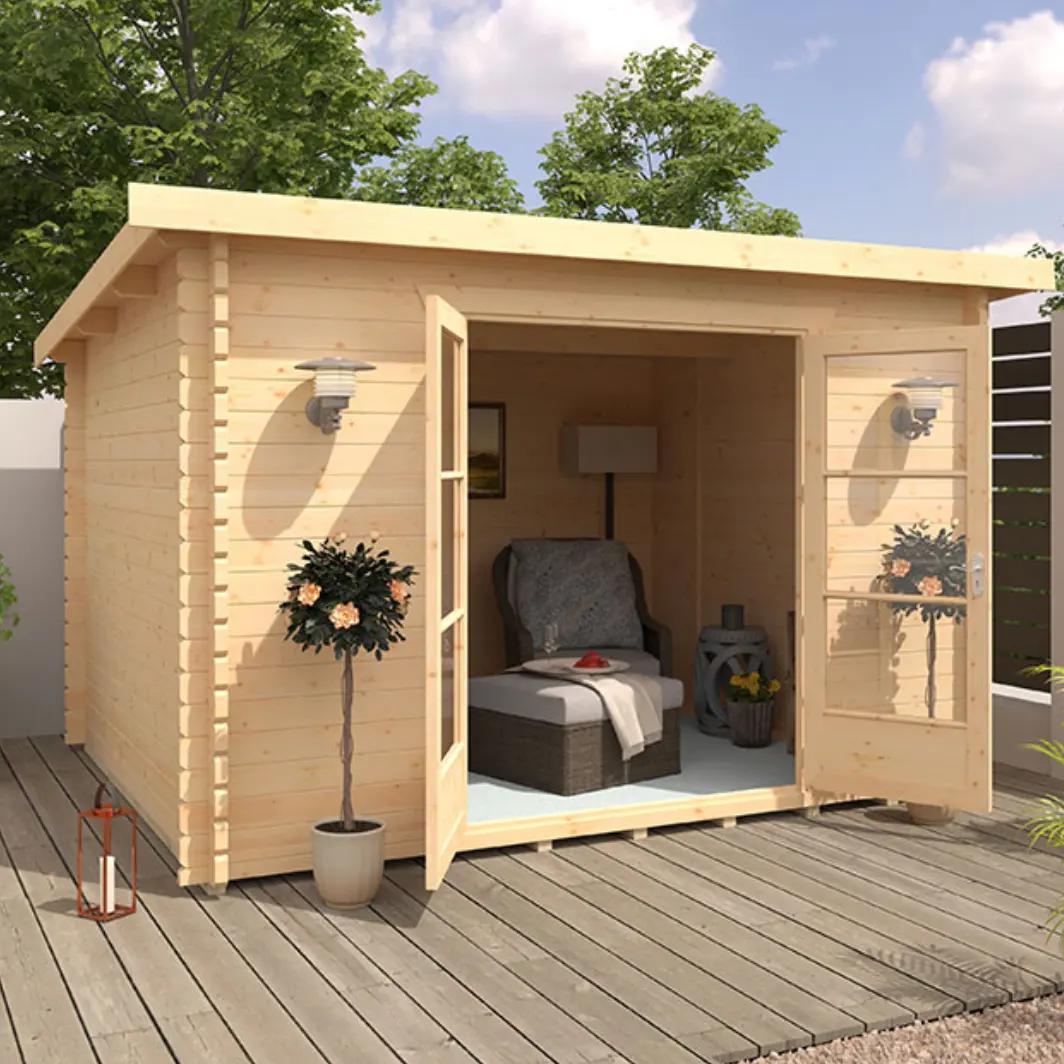 Tiger Sheds：圆梦小木屋！The Rho 44mm 原木小屋特惠