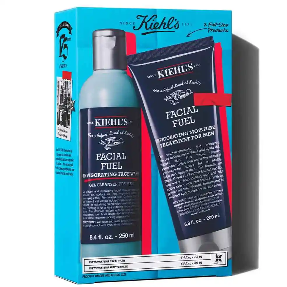 Kiehl's 男士面部护理套装（价值£84）