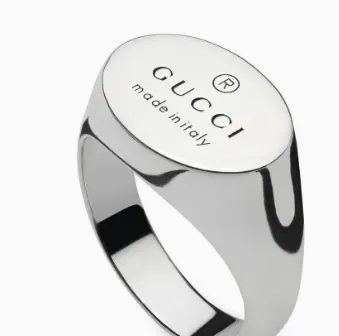 Gucci 商标银戒指