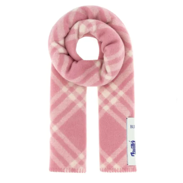 Acne Studios 粉色格纹围巾