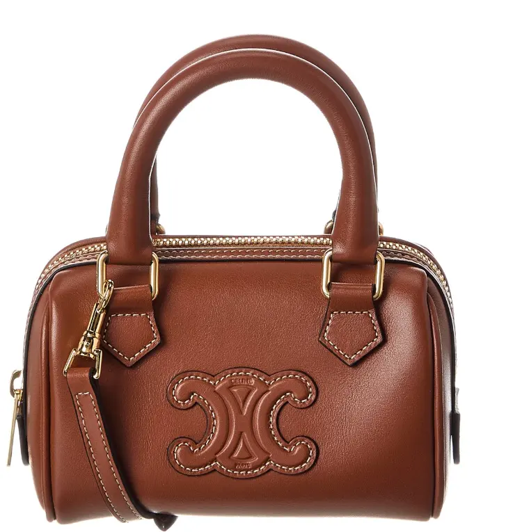 Celine Mini 皮革波士顿包