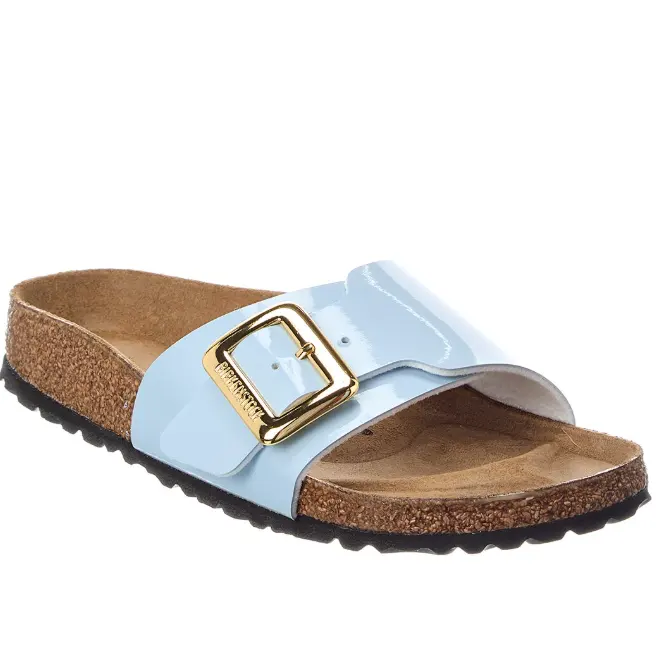 Birkenstock Catalina 软垫搭扣皮革凉鞋