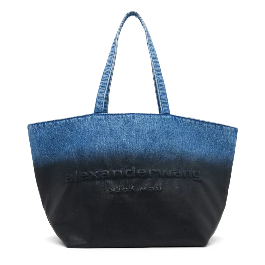 Alexander Wang 蓝色大号 Denim Punch 托特包