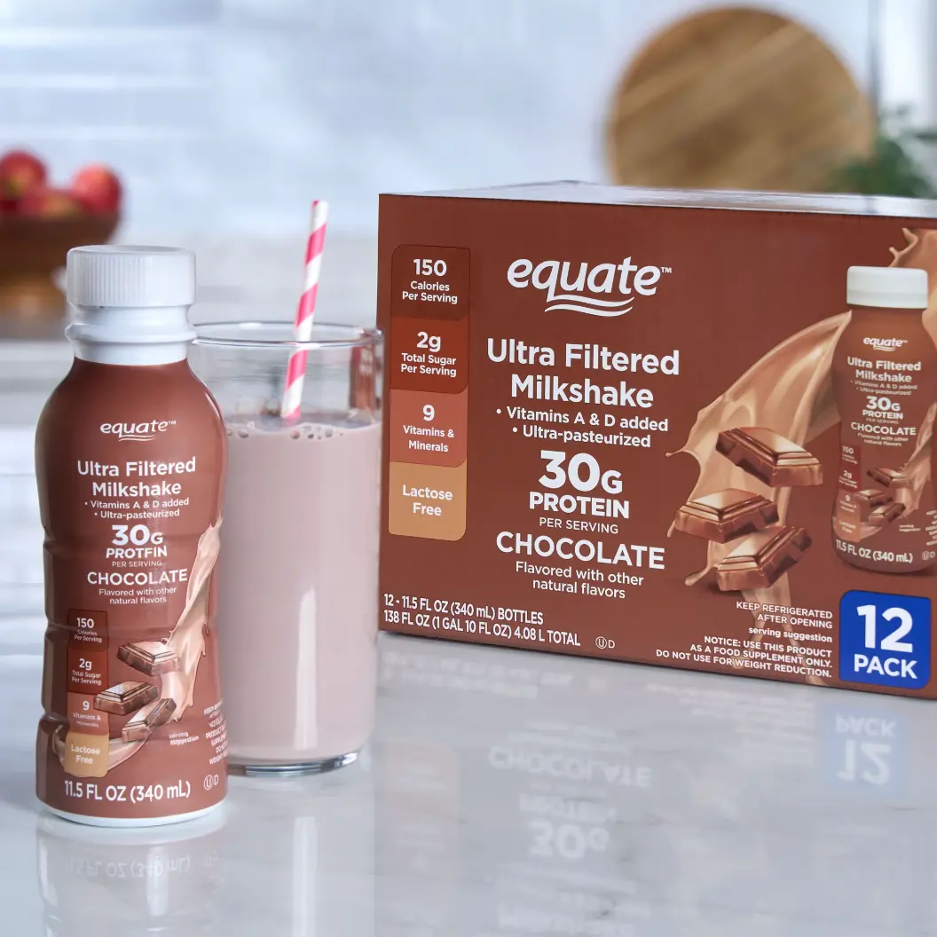 Equate 蛋白奶昔 12 瓶装特惠