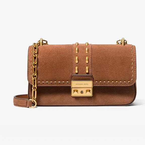 Michael Kors Tribeca 小号麂皮单肩包