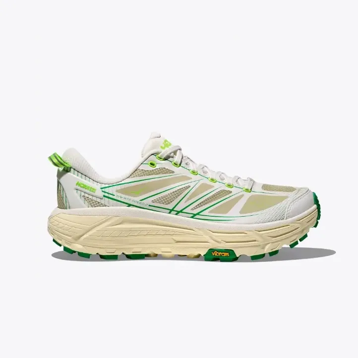 Hoka One One Mafate Speed 2 白绿色运动鞋