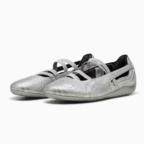 Puma 彪马 Speedcat 银色芭蕾运动鞋