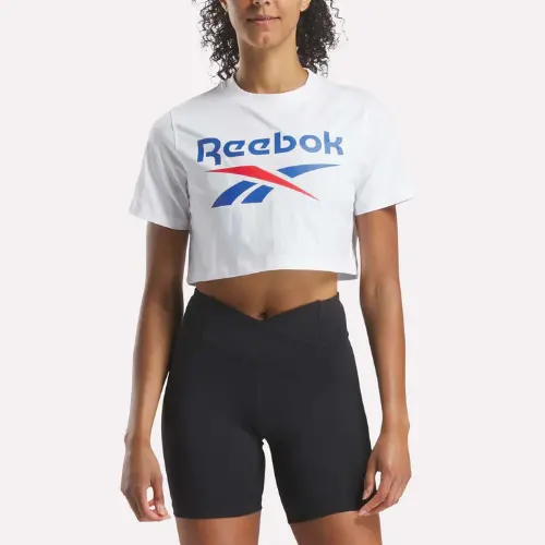 Reebok 锐步 Logo印花短T恤