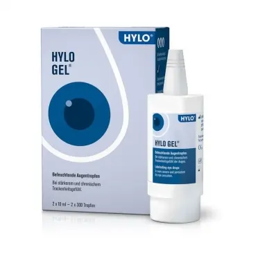 HYLO 海露 GEL 0.2%玻璃酸钠润眼祛红眼药水2x10ml