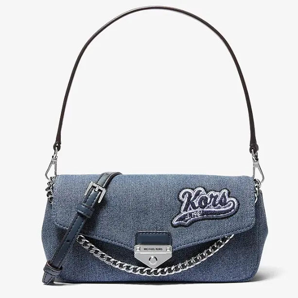 Michael Kors Soho 小号牛仔链条装饰单肩包