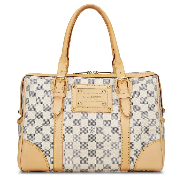 Louis Vuitton 路易威登棋盘格波士顿手提包（二手中古款）