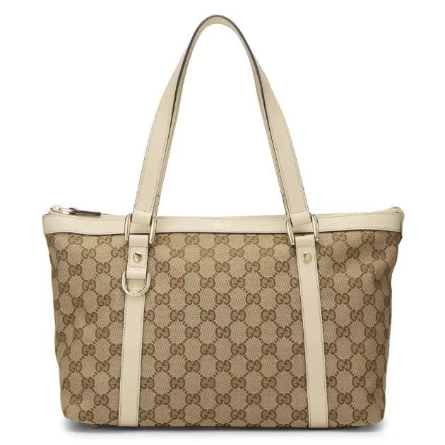 Gucci 古驰老花拉链托特包（二手中古款）