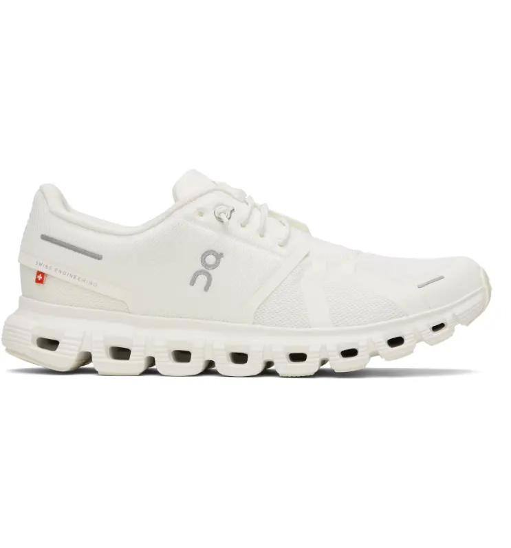 On 白色 Cloud 6 运动鞋