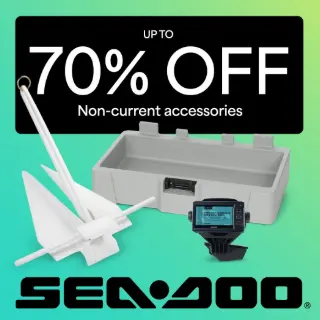 Sea-Doo：水上装备清仓特惠！船锚、储物箱、航行仪器、涉水鞋、拖拽配件等