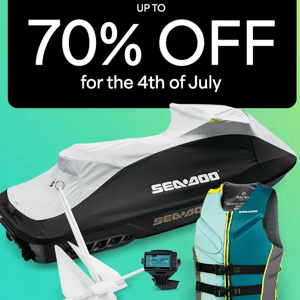 Sea-Doo：独立日大促！水上摩托艇服装及装备热卖