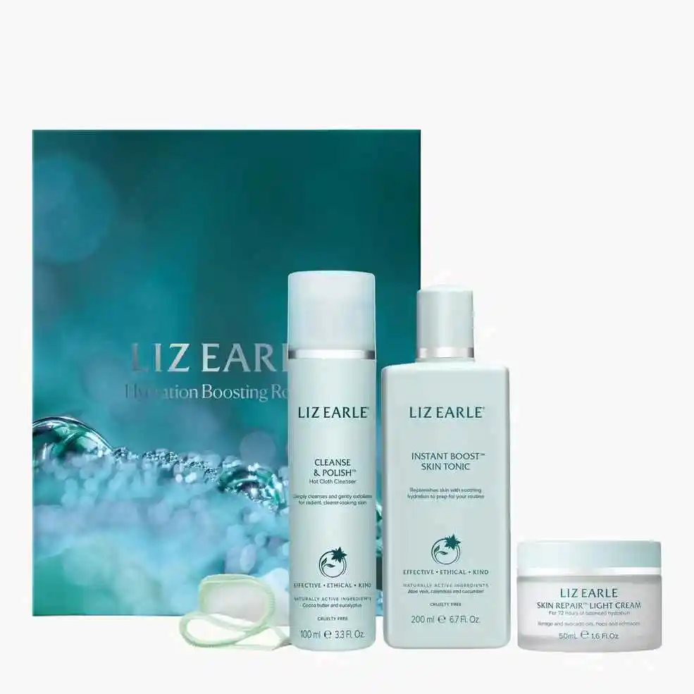 Liz Earle 护肤3件套（热毛巾洁面乳 100ml+爽肤水 200ml+面霜 50ml）