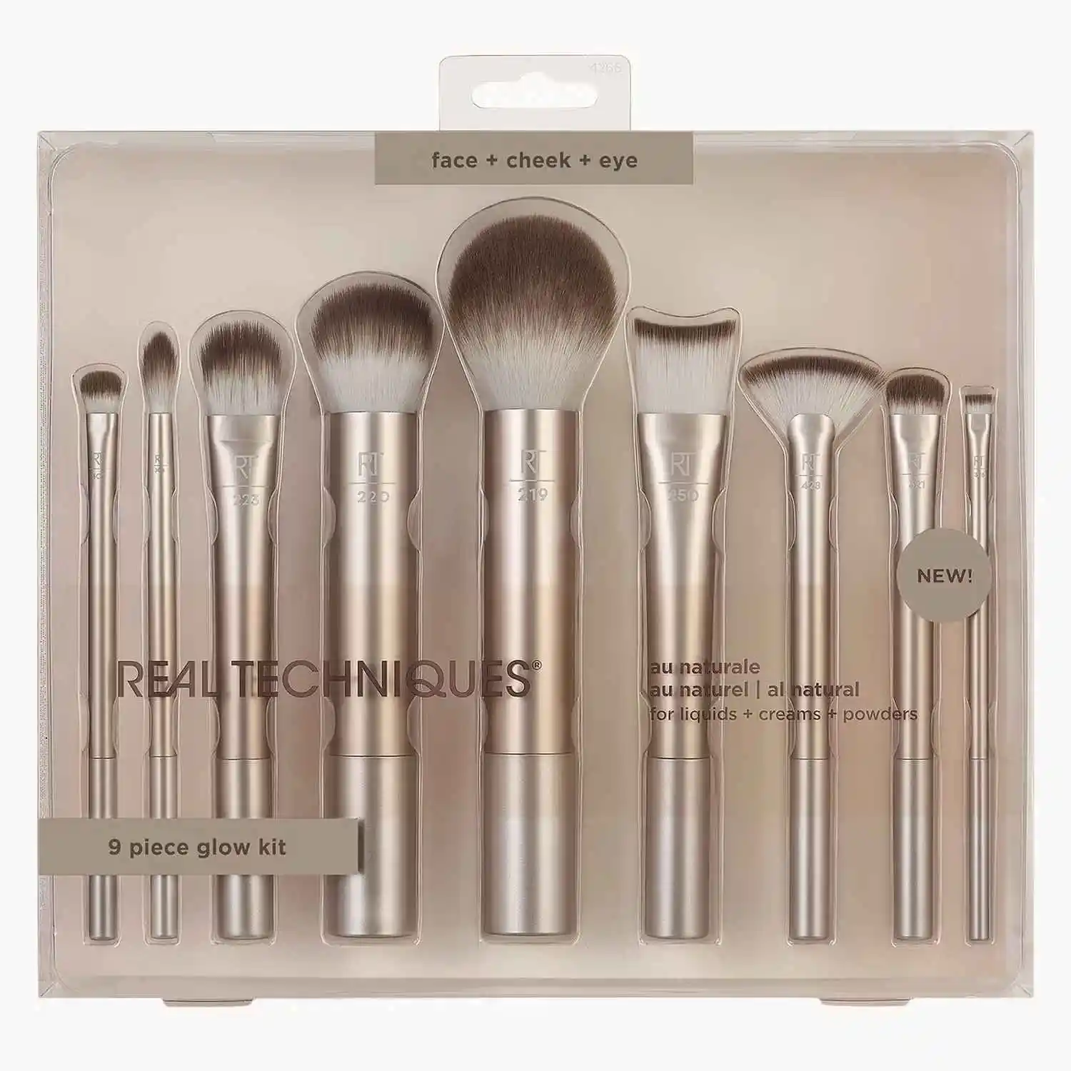 Real Techniques Au Naturale 全套化妆刷套装（价值£75.91）