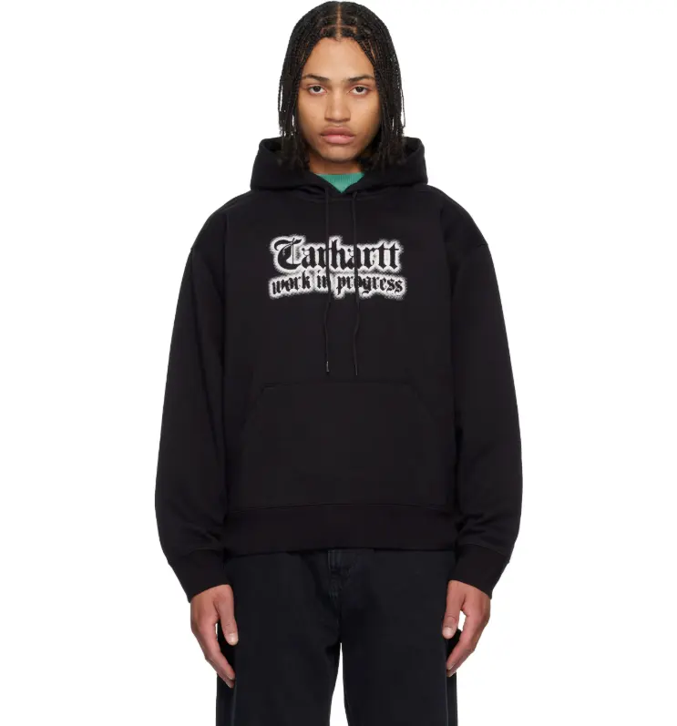 Carhartt Work In Progress 黑色 World Tour 连帽衫