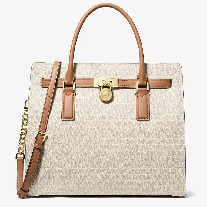 Michael Kors Hamilton 大号老花手提包