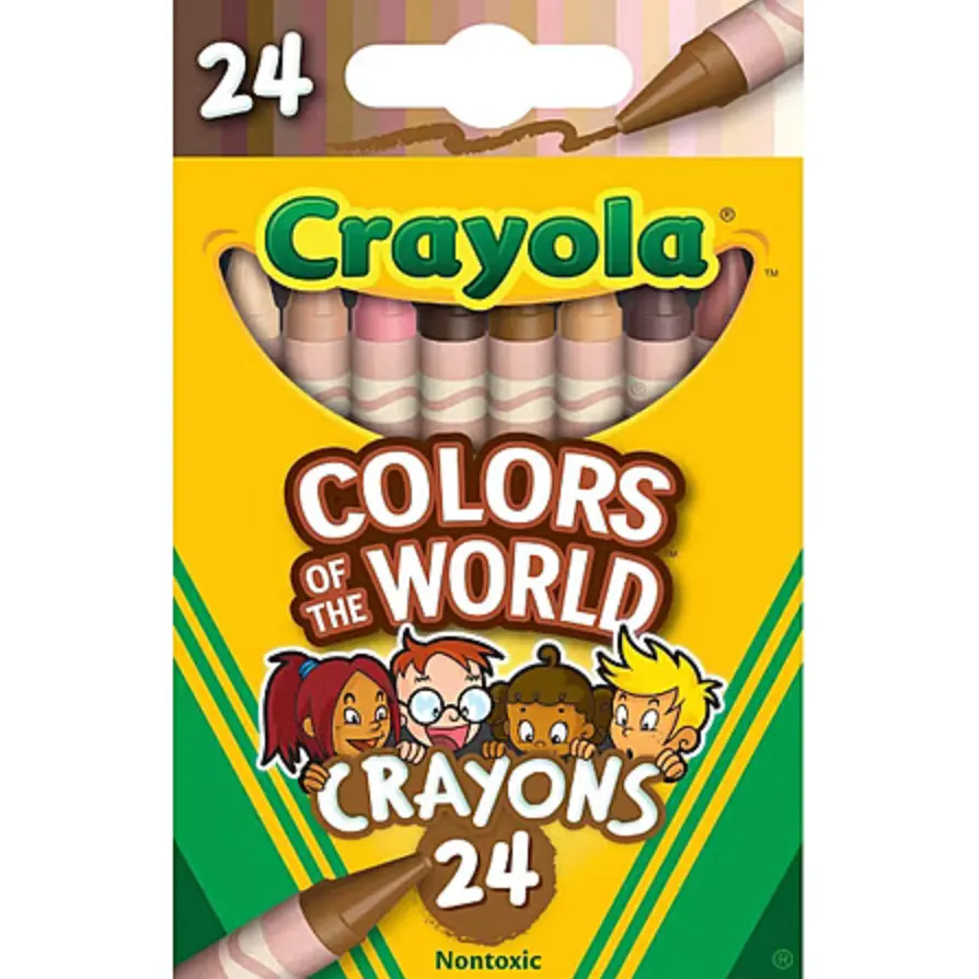 Crayola 经典肤色蜡笔 24色